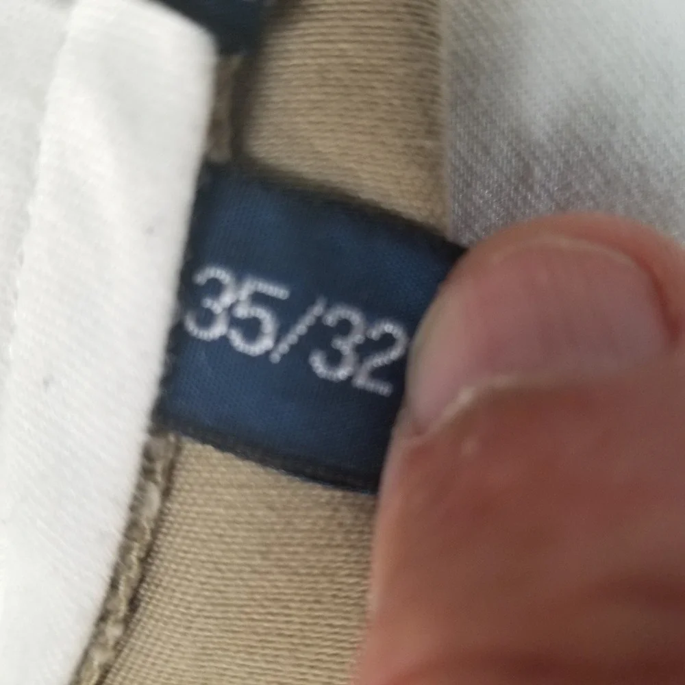 Polo Ralph Lauren Pants Mens 35x32 Khaki Prospect Pant Vintage 90s Cotton Chinos